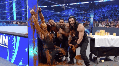 Happy Roman Reigns GIF by WWE