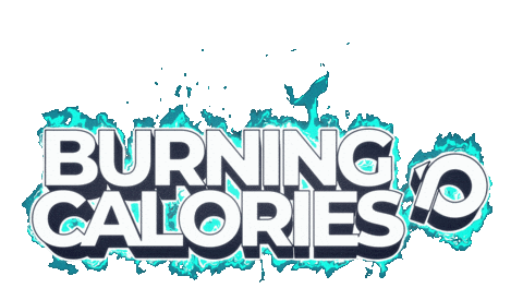 Fitness Burning Sticker by RPM POWER