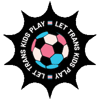 CampbellEwald soccer trans pride trans kids trans athletes Sticker