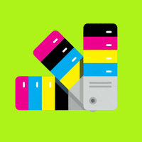 Imprentanashua black yellow diseno colores GIF