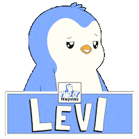 Penguin Levi Sticker by Pudgy Penguins