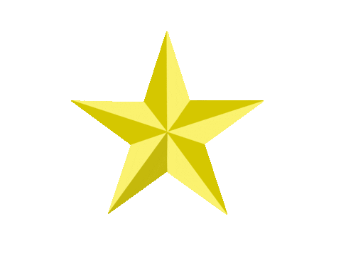 Gold Star Good Job Sticker