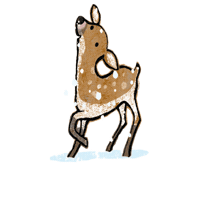Christmas Reindeer Sticker by Bonnier Books UK Childrens