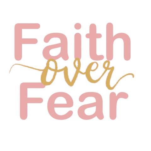 Fear Faith Sticker