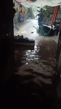 Deadly Tropical Storm Nalgae Causes 'Waist-Deep' Flooding in Bay Laguna Homes