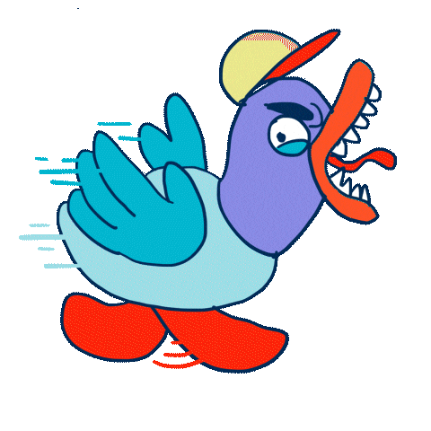 magicalcorneranimator giphyupload pato cuac cuac design Sticker