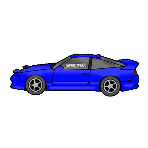 Drifting Nissan Silvia Sticker by ImportWorx