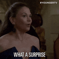 Surprise Suttonfoster GIF by YoungerTV