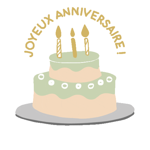 Happy Birthday Candles Sticker by My Baby Factory