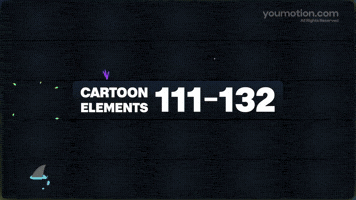 Cartoon Elements 111 132 | Video |You Motion