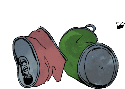 Trash Recycle Sticker by Mayfly for iOS & Android | GIPHY