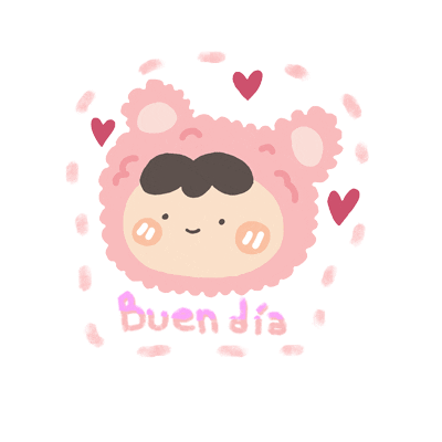 soquiilus giphyupload pink good day buen dia Sticker