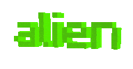alien animation Sticker