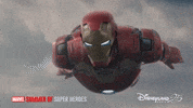 flying iron man GIF by Disneyland Paris