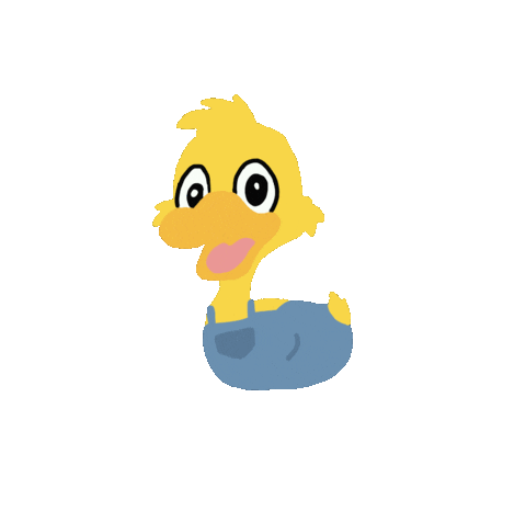 Duck Overalls Sticker
