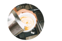 dezeeuwsebranding coffee barista caffe latte art Sticker