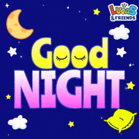 Good Night Teddy GIF by Lucas and Friends by RV AppStudios