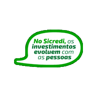 Investimento Sticker by Sicredi Alta Noroeste SP