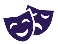 heidenheim_de theater masks acting heidenheim Sticker
