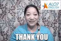 total physical response thank you GIF by ALO7.com