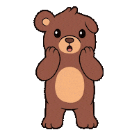 No Way Wow Sticker by BEARISH