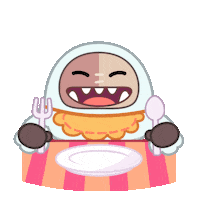 puzzupamitoi hungry 배고파 gimmie puzzup Sticker