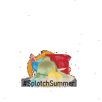 PandaKongArt splotch splotches splodge pandakong Sticker