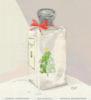 happy christmas GIF by Ordinary Nadee