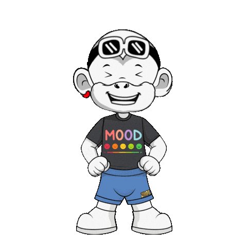 Mood Laughing Hard Sticker by Zhot
