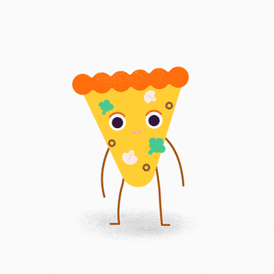 boomeryang giphyupload pizza character emotion GIF