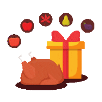 Thanks Giving Gift Sticker by Digital Pratik