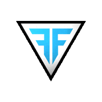 functionalfit logo 3d blue triangle Sticker