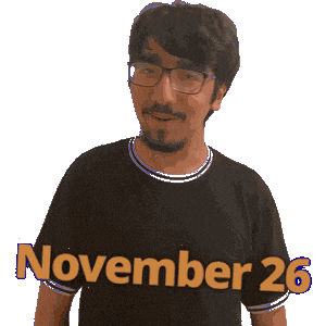 November 26 Sticker