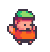 Pixel Explode Sticker by Bad Kid Games