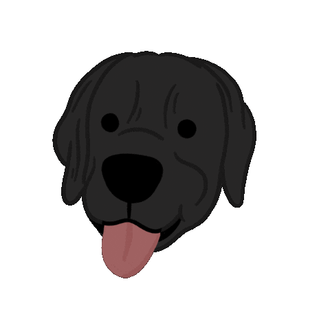 Happy Dog Sticker by Ann of Facedit