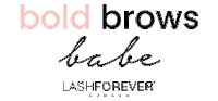 Canadian Eyebrows Sticker by Lashforever Canada