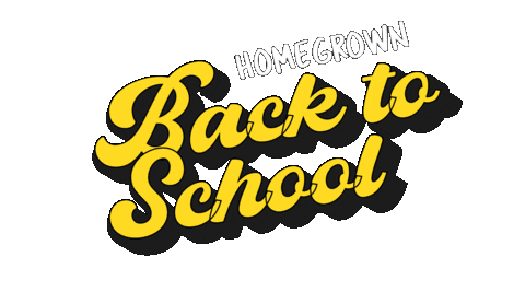 Back To School 90S Sticker by Homegrown