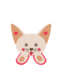 Heart Cats Sticker