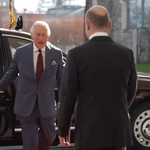 King Charles Meets German Chancellor