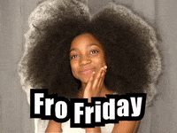 charligurl charli gurl froreal afrohair hairlove afrolove naturalhair bighairdontcare frofriday afropuff fro friday GIF