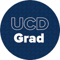 Graduation Graduate Sticker by UC Davis