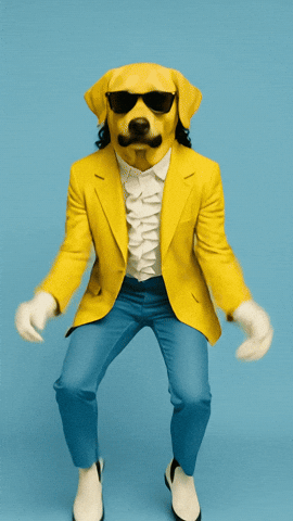 Dog Man Dancing GIF by Jukebox Saints