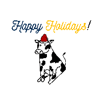 Santa Hat Holiday Sticker by UC Davis