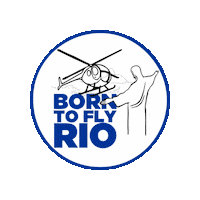 borntoflyrio rio voar voo passeio Sticker
