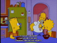 homer simpson running GIF