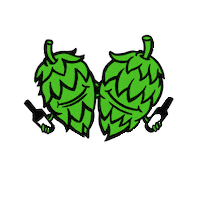 HopBuds friends drink beer cheers Sticker