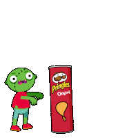 Halloween Zombie Sticker by Pringles Europe