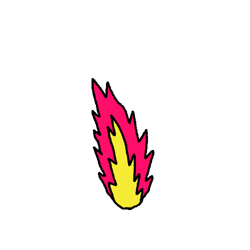Fire Flame Sticker by Mr Tronch