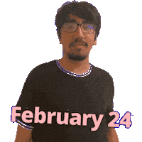24 February Sticker