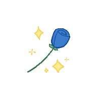 Blue Rose Sticker